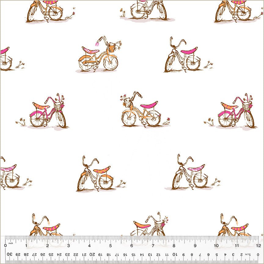 Heather Ross Favorites Dream Bike White 54327D-3