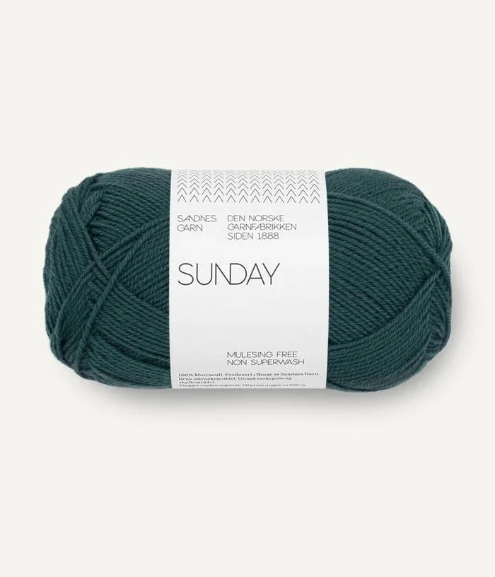Sandnes Garn Sunday 7281 Midnight Teal