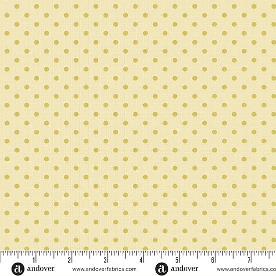 Quiltessential Minis Mini Dot Sunny fabric