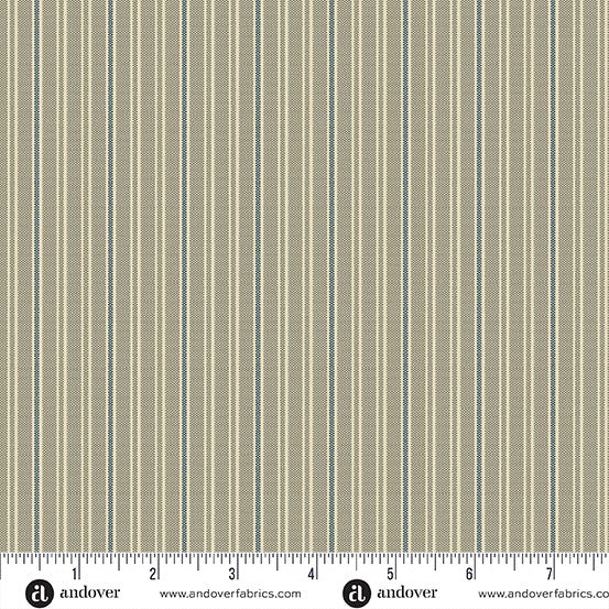 Quiltessential Minis Mini Double Stripe Burlap fabric