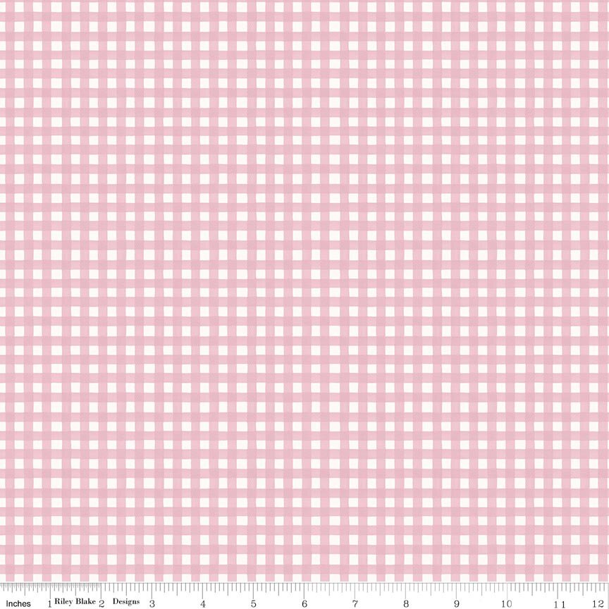 Gingham Pink - Cath Kidston Signature Collection fabric