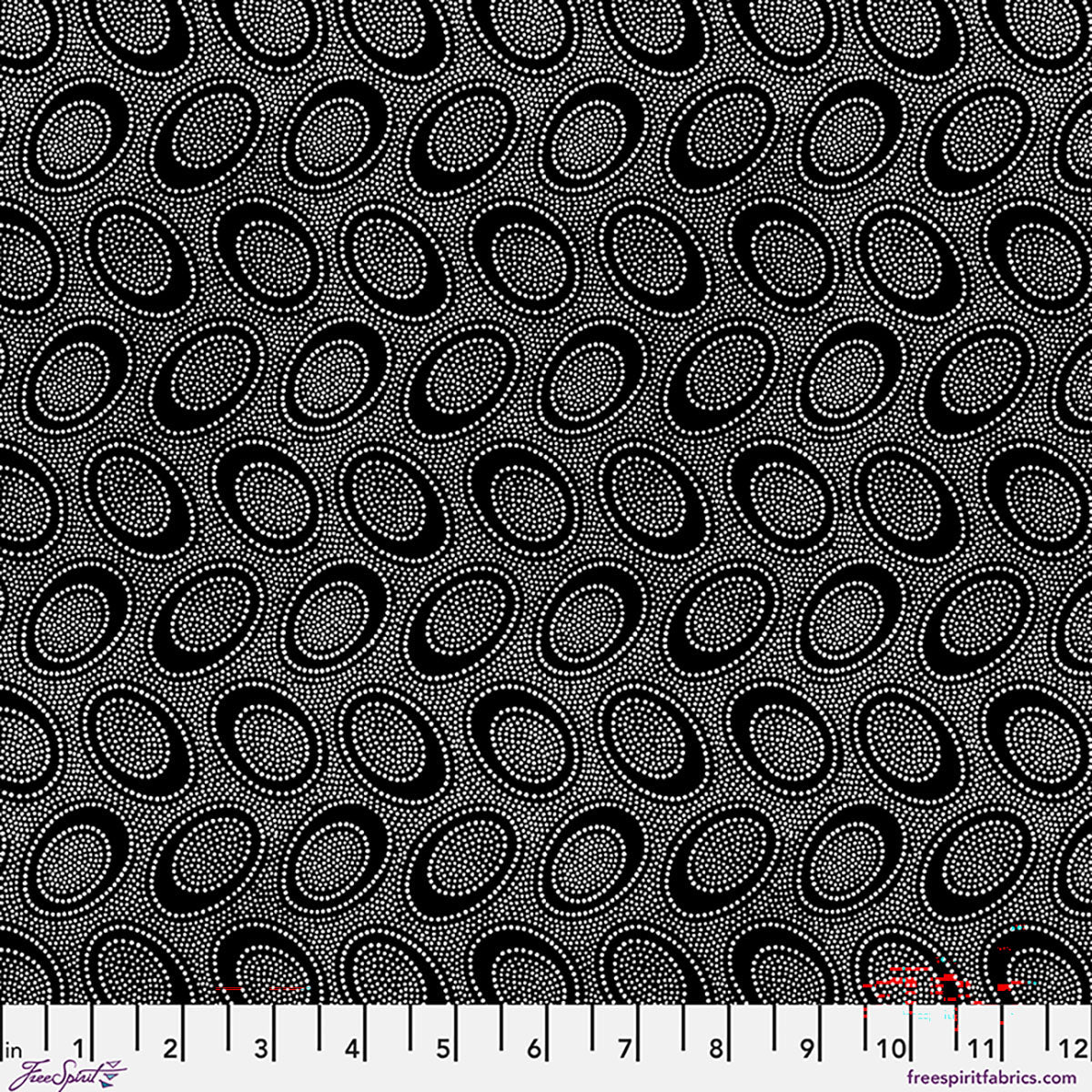 Kaffe Fassett Collective - August 2026 - Aboriginal Dot Black PWGP071
