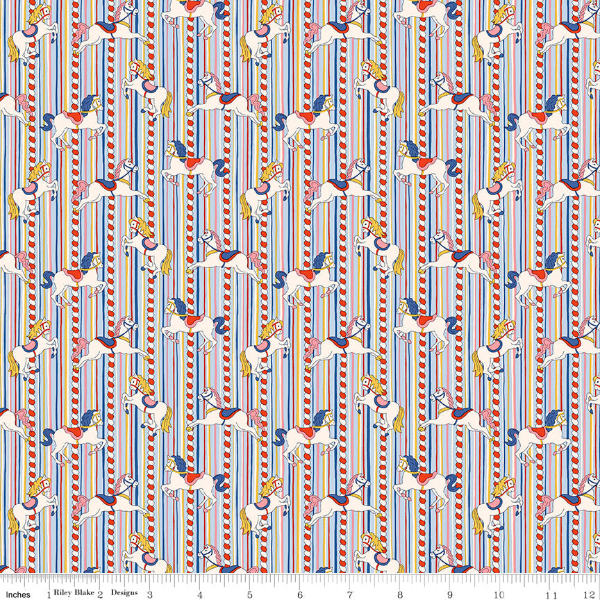 Liberty Summer Fair - Emolly Carousel A - 01667502A - Liberty Fabrics