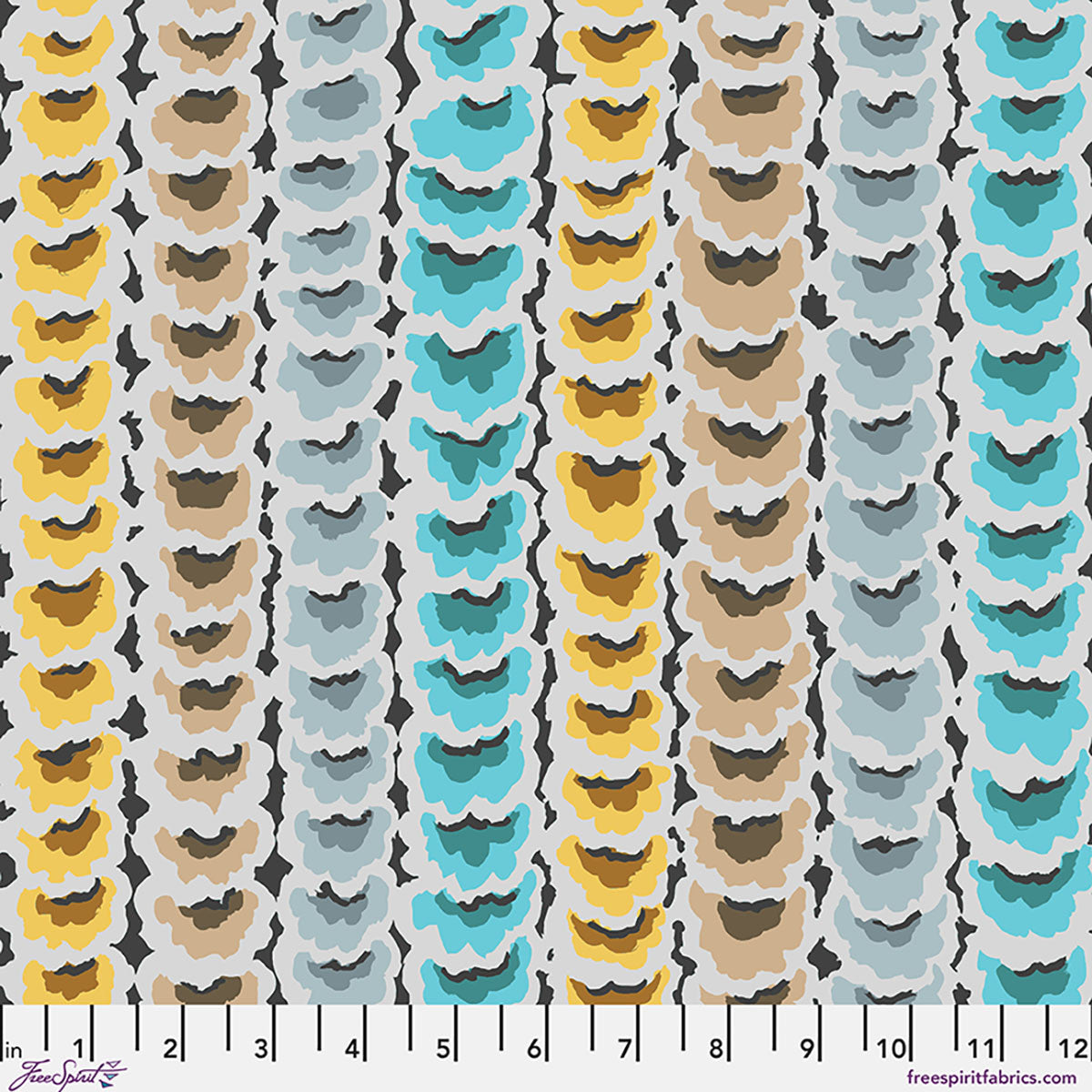Kaffe Fassett Collective August 2026 Garlands Neutral PWGP181 quilting cotton fabric by Kaffe Fassett