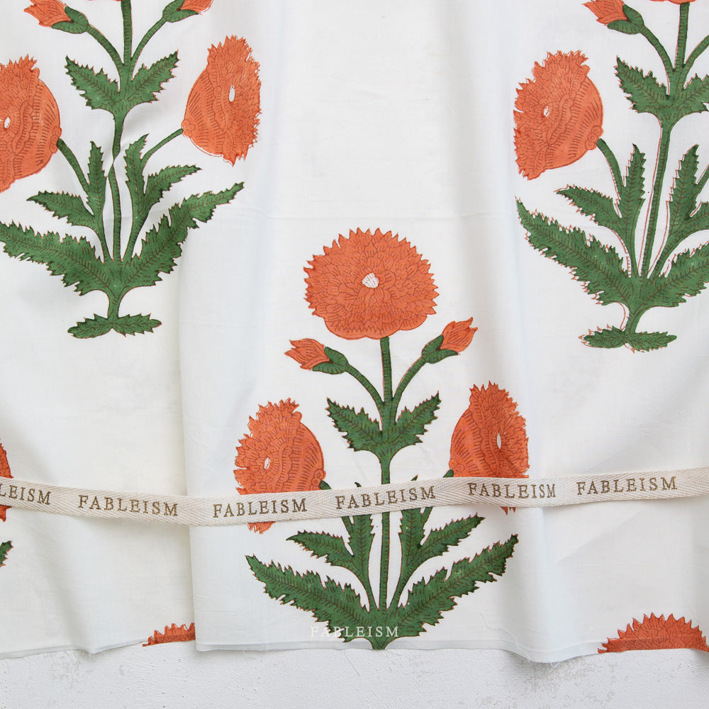 Fableism - Indian Block Prints Cottage Collection - BPCT-01-BOH-SIENNA