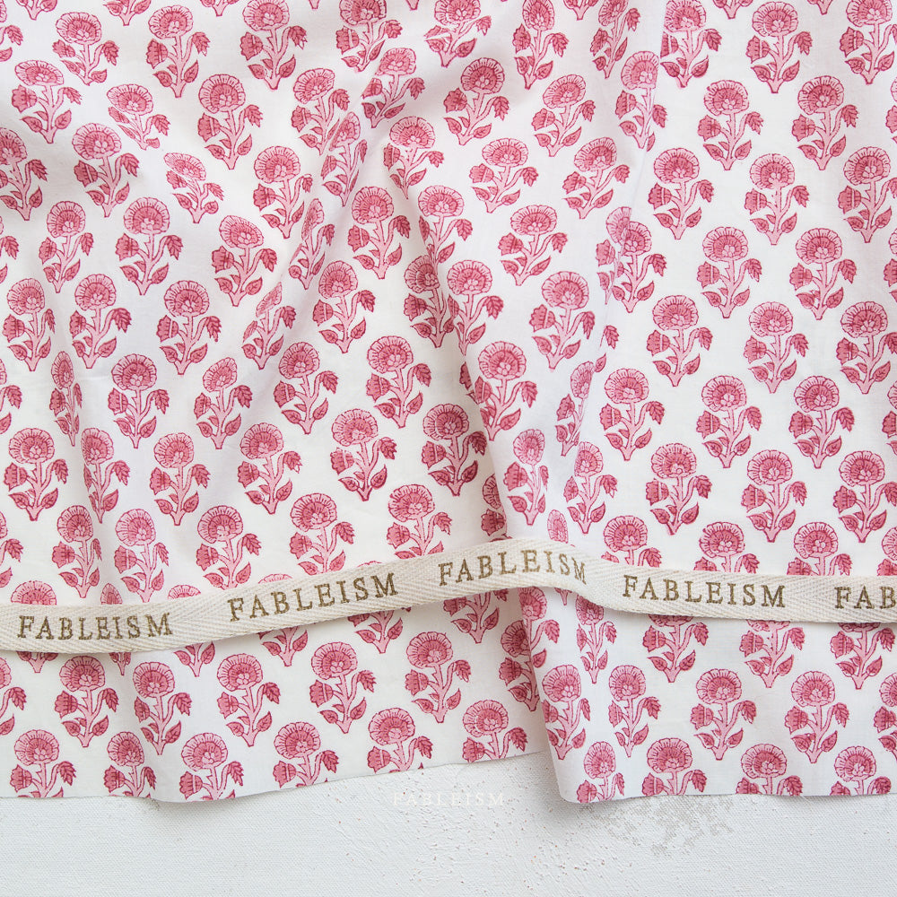 Fableism - Indian Block Prints Cottage Collection - BPCT-03-SPF-PINK