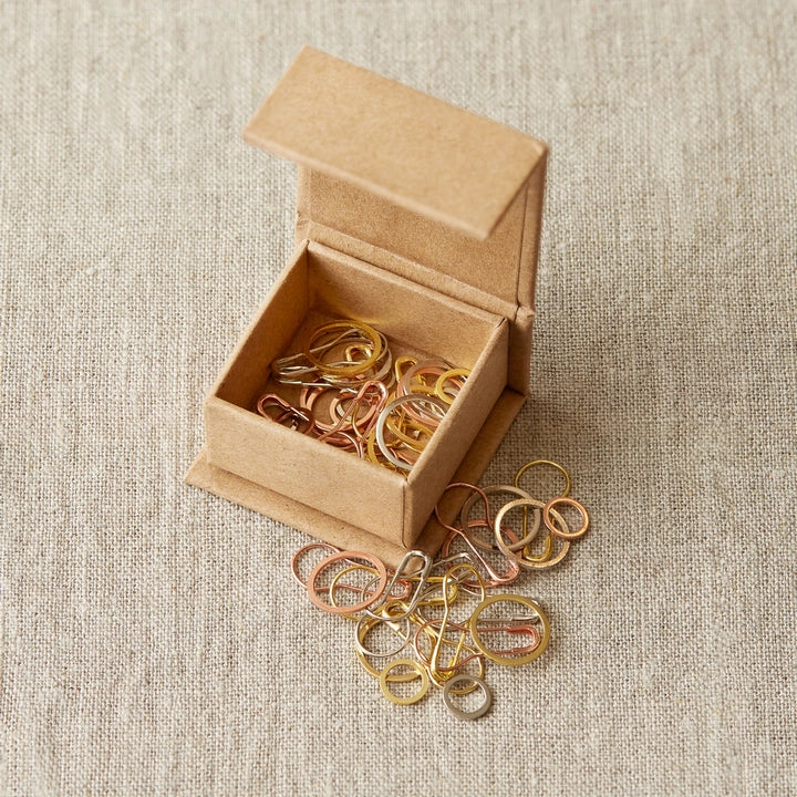 Precious Metal Stitch Markers - Cocoknits