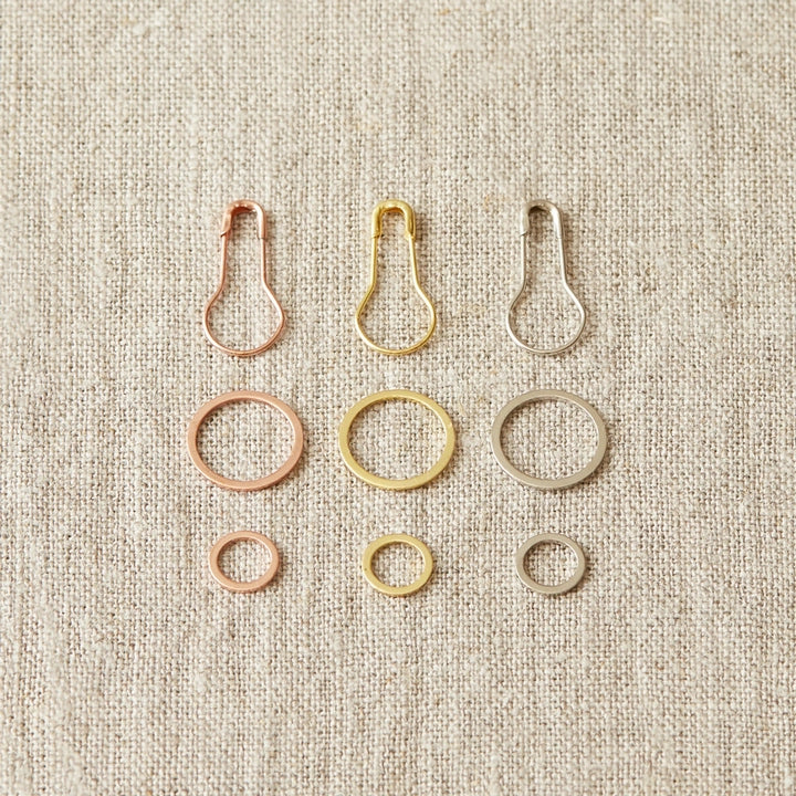 Precious Metal Stitch Markers - Cocoknits