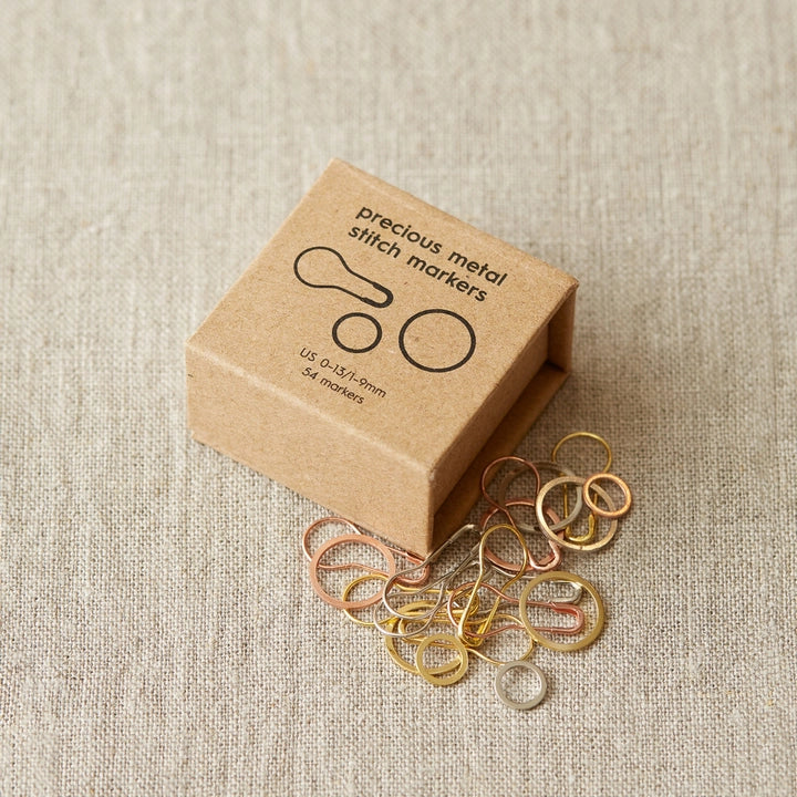 Precious Metal Stitch Markers - Cocoknits