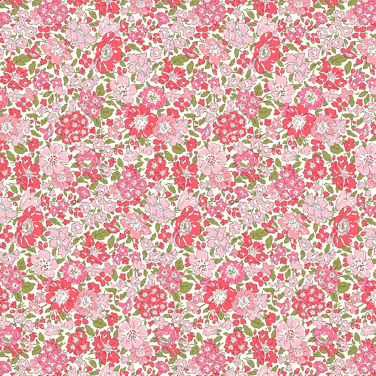 Romantic Florals by Liberty Fabrics - Glen Lyon Blooms C 01667531C