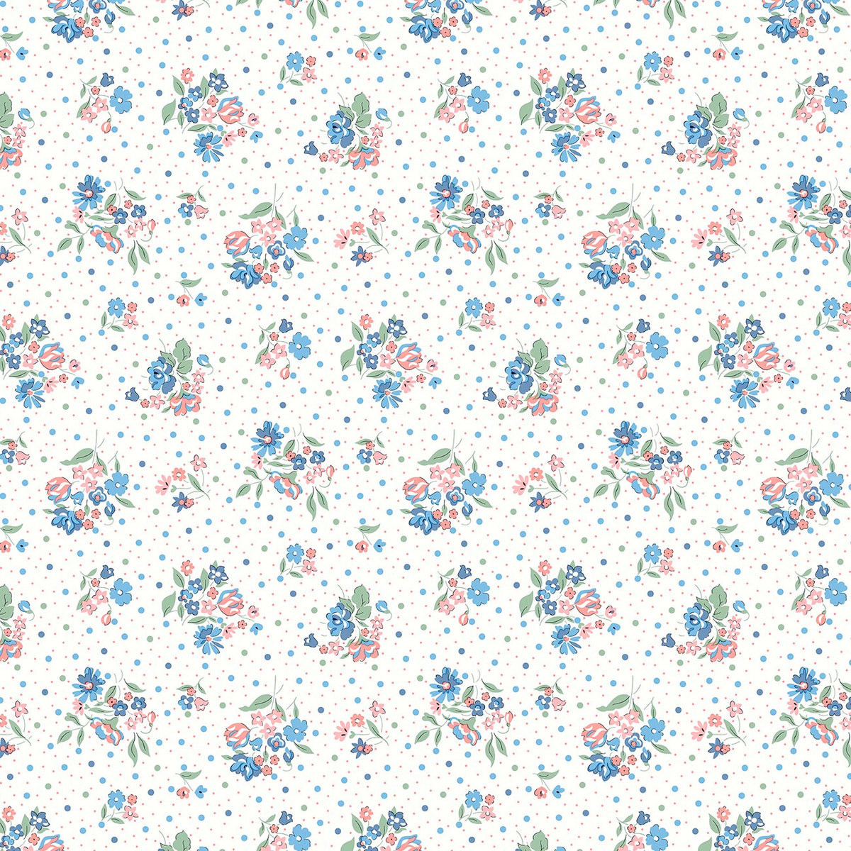 Romantic Florals by Liberty Fabrics - Molly Rose B 01667532B
