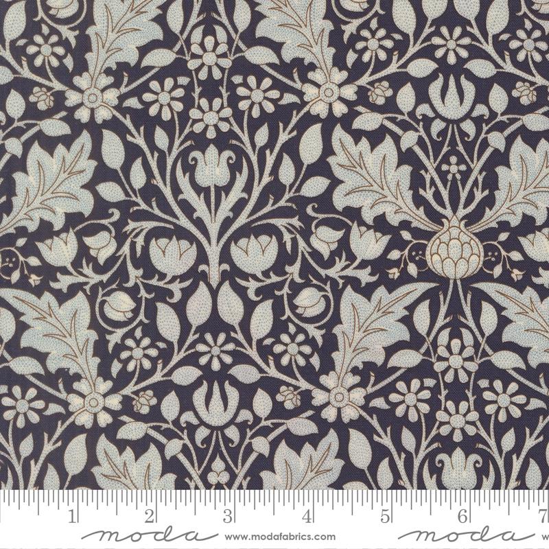 Morris Muse - Twilight - 1338316 - Barbara Brackman for Moda Fabrics