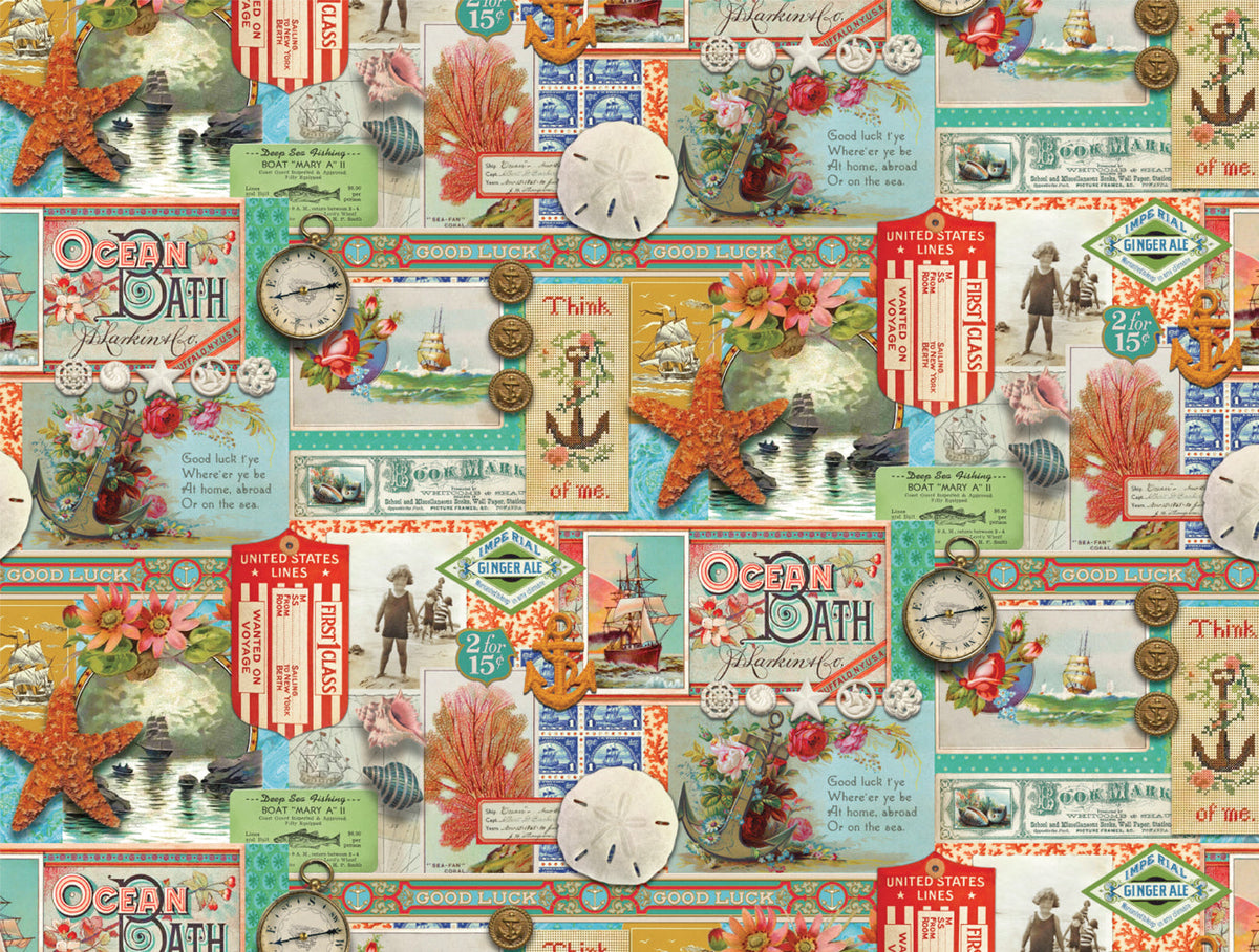 Saltwater - All Aboard Patchwork Nautical - 3957111 - Cathe Holden for Moda Fabrics