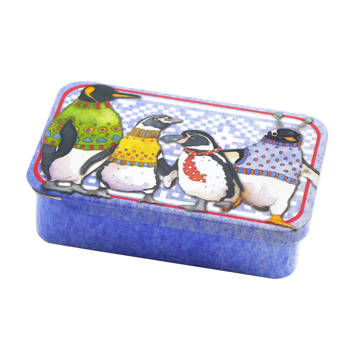 Penguins In Pullovers - Pocket Tin