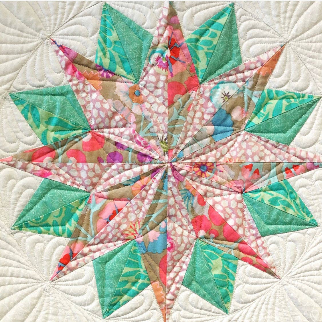 Harlequin Stars Quilt Pattern