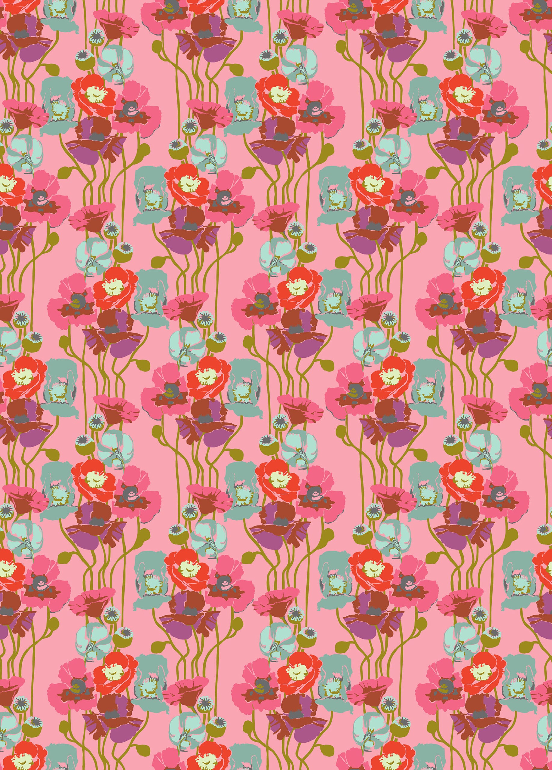 Anna Maria Parry - Overdressed - Pouring Poppies Haze AMT151-23V