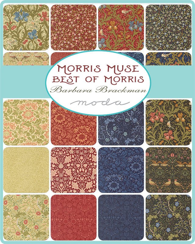 Morris Muse collection - Barbara Brackman for Moda Fabrics