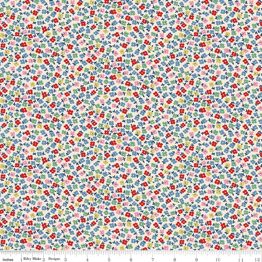 Teeny One Cream - Cath Kidston Signature Collection fabric