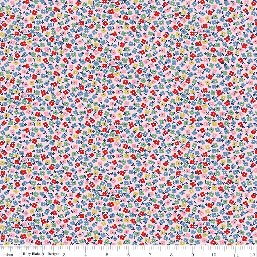 Teeny One Pink - Cath Kidston Signature Collection fabric