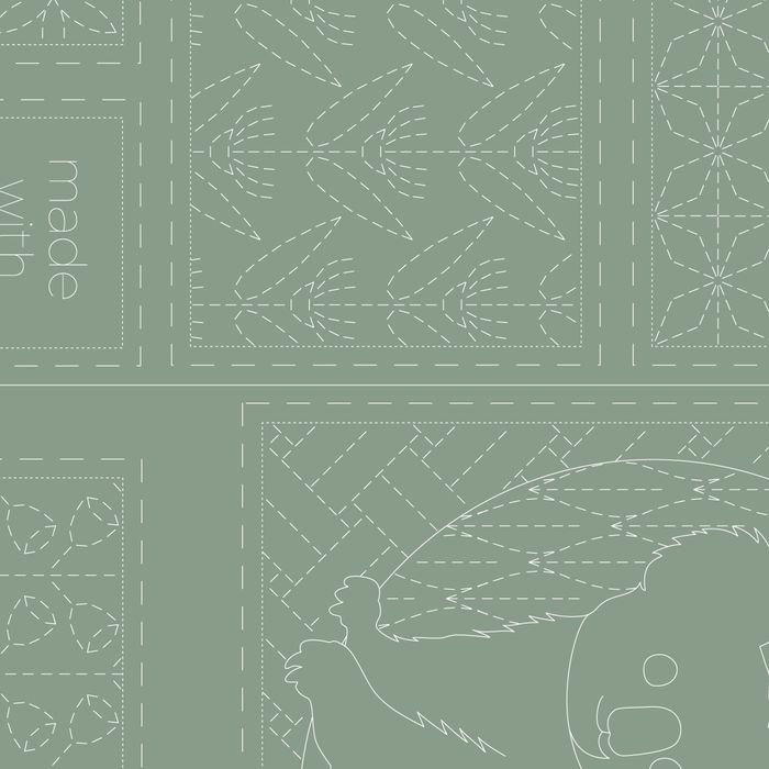 Devonstone Fauna Sashiko Stitchery Panel - DV4098 Kentucky