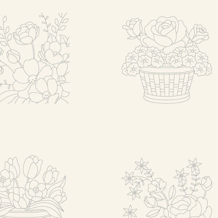 Devonstone Floral Stitchery Panel - DV8011