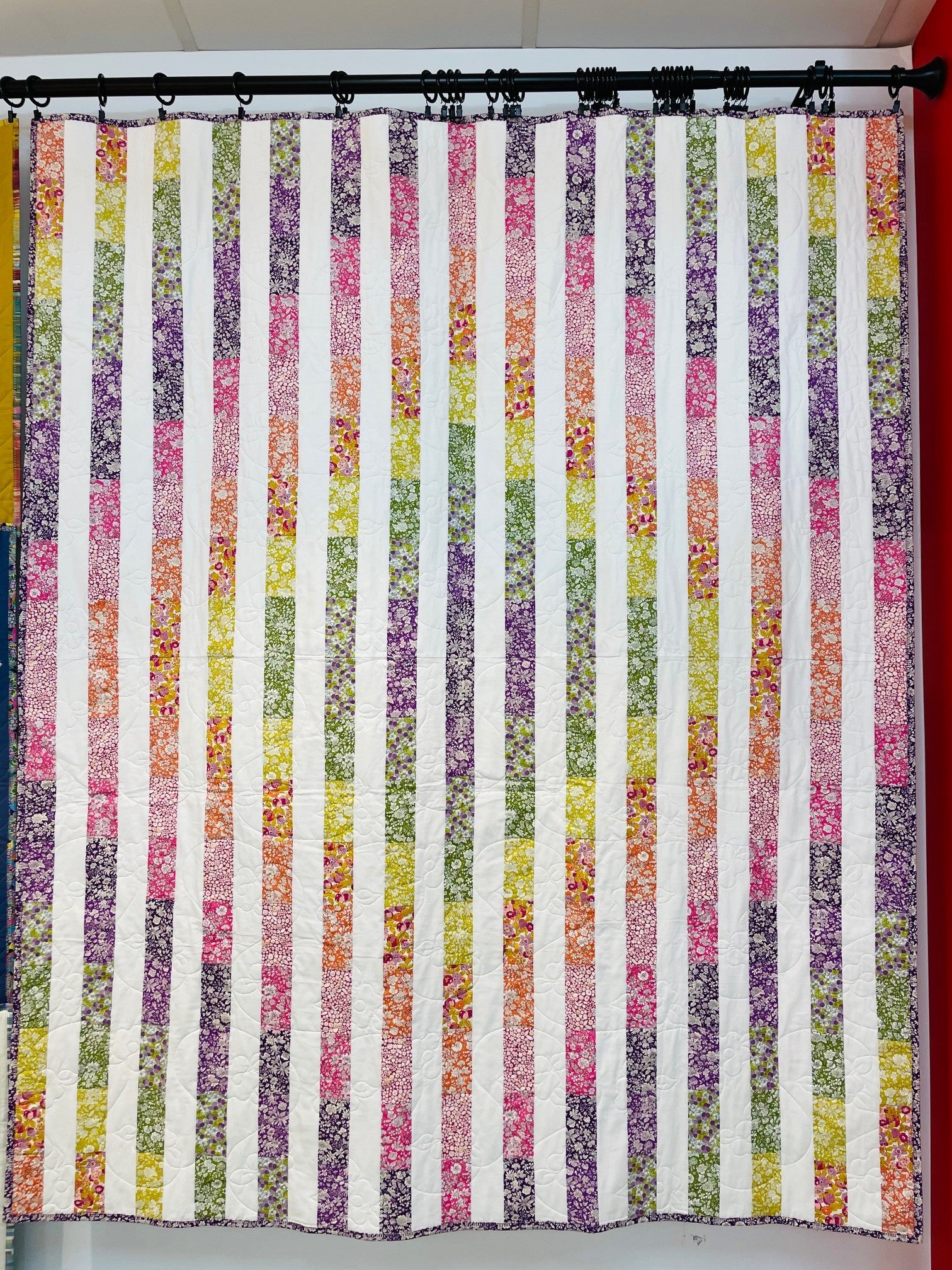 Iris Quilt Kit - Liberty Lasenby Cotton