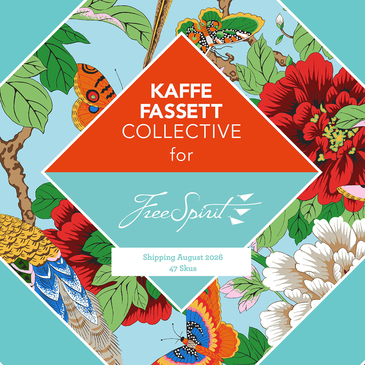 Kaffe Fassett Collective August 2026 collection for Free Spirit Fabrics