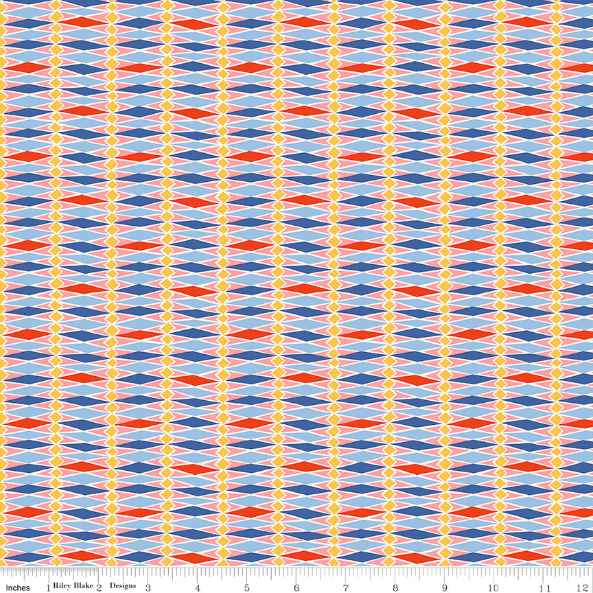 Liberty Summer Fair - Fairground Stripe A - 01667503A - Liberty Fabrics