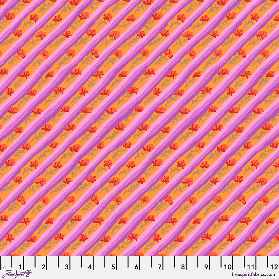 Kaffe Fasset From the Archives - Diagonal Poppy Lavender - PWGP024