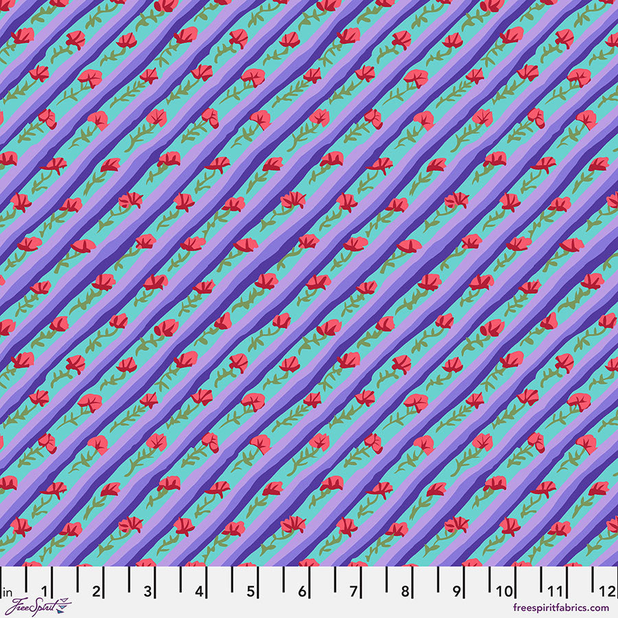 Kaffe Fasset From the Archives - Diagonal Poppy Purple - PWGP024