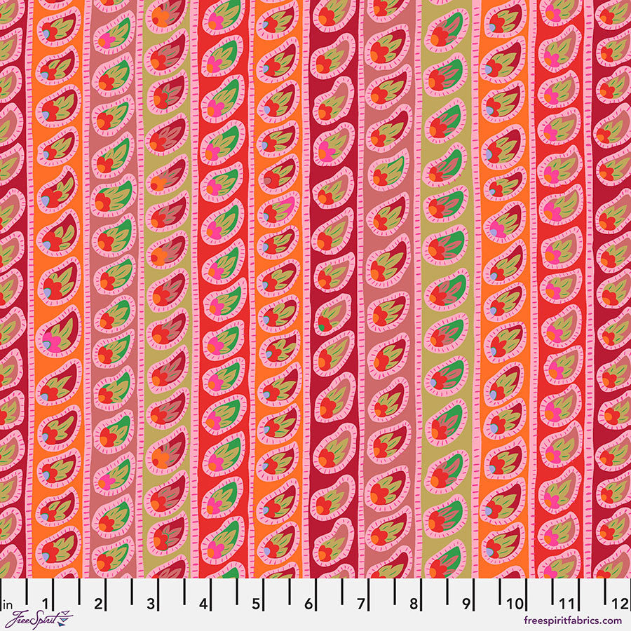 Kaffe Fasset From the Archives - Paisley Stripe Red - PWGP032