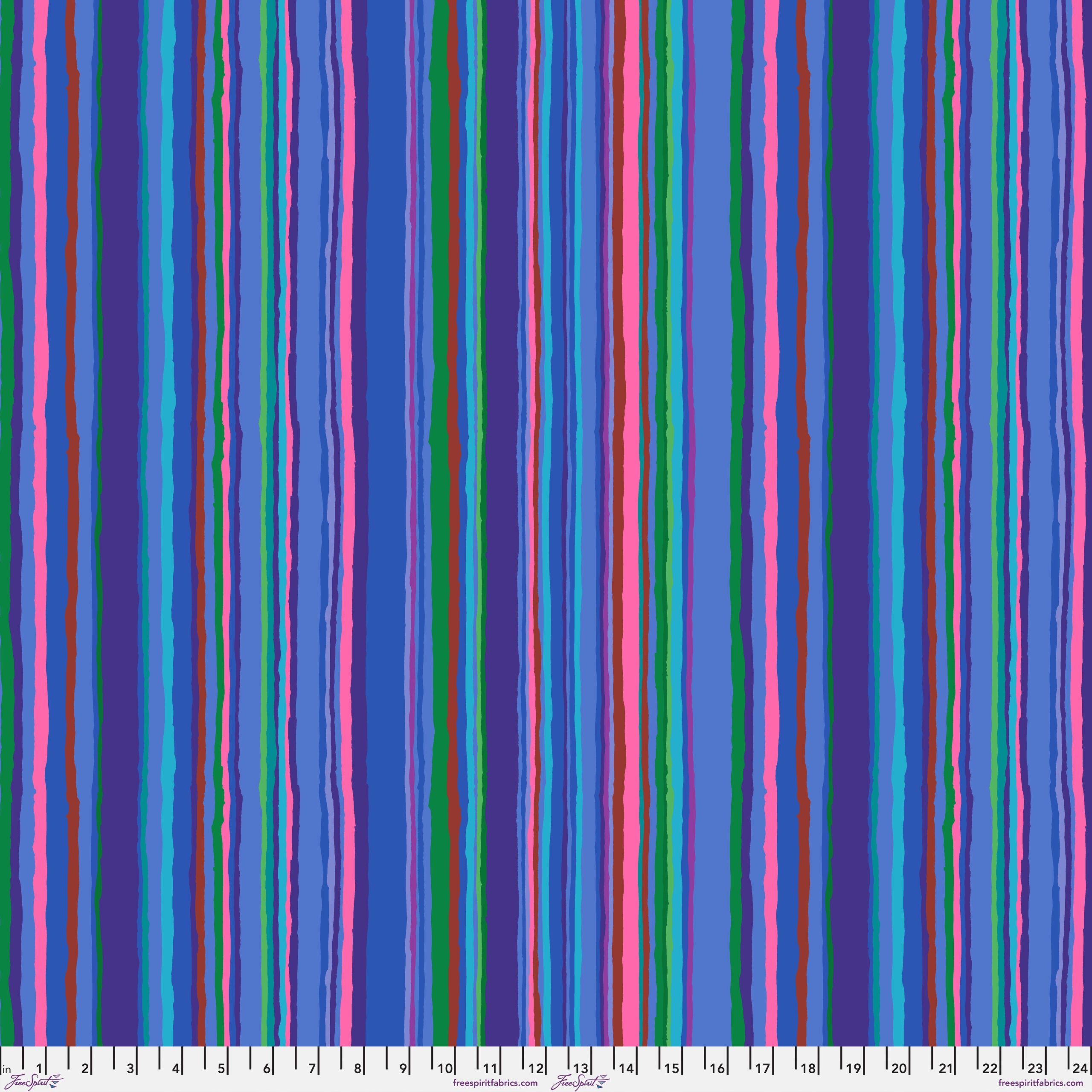 Kaffe Fasset Collective - Echo Stripe Blue - PWGP209