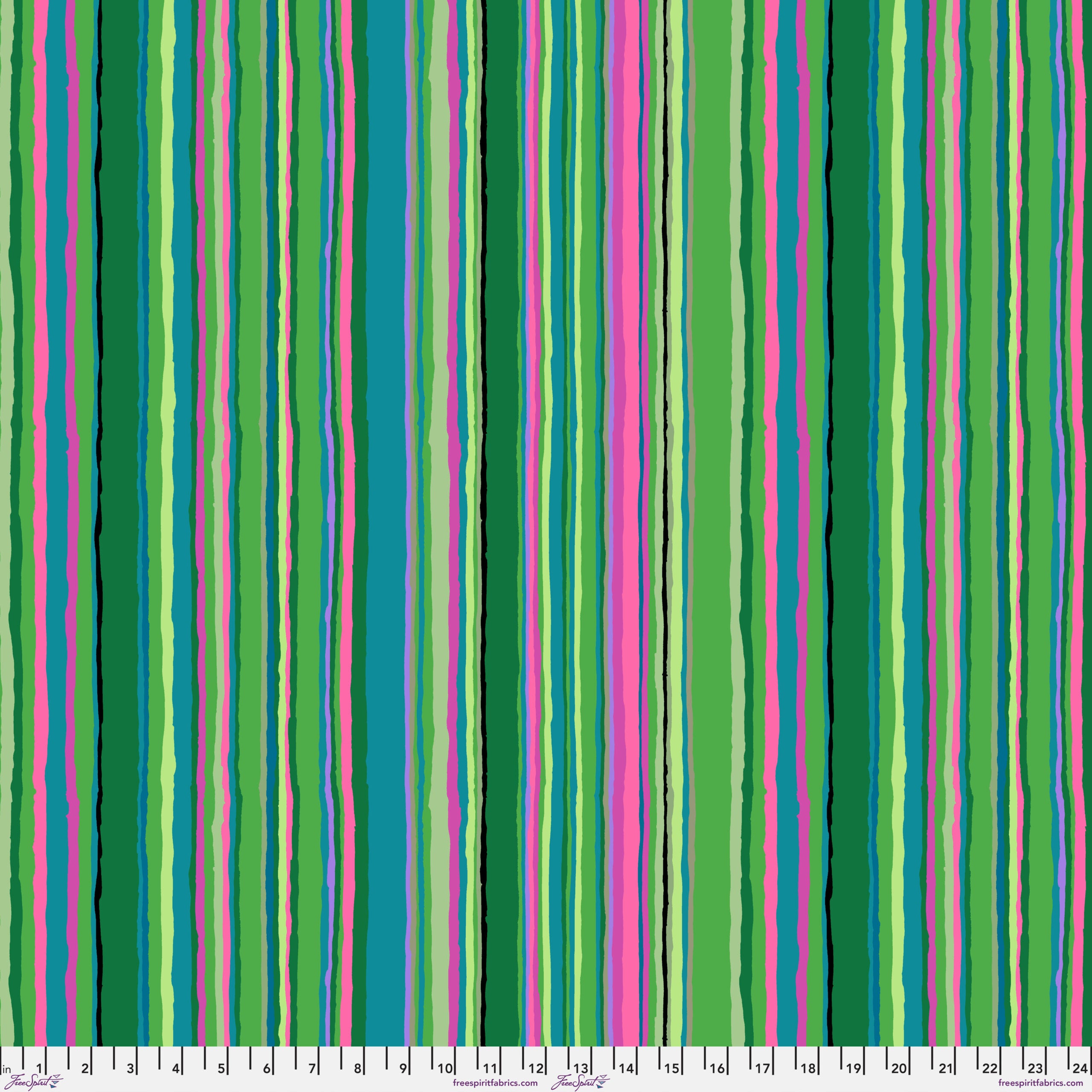 Kaffe Fasset Collective - Echo Stripe Green - PWGP209