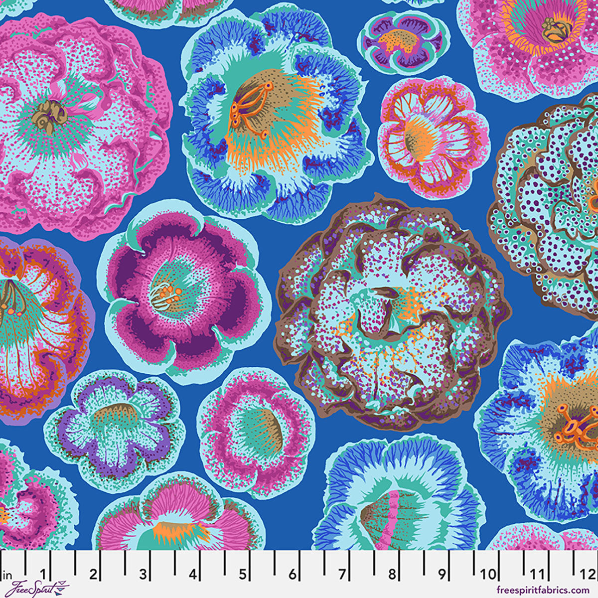 Kaffe Fassett Collective August 2026 Helen Cool PWPJ140 quilting cotton fabric by Philip Jacobs