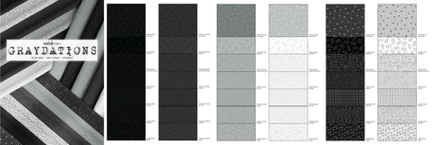 Graydations by Michael Miller Fabrics, quilting fabric collection