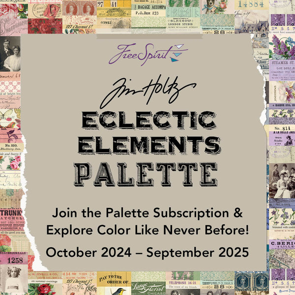 Tim Holtz Eclectic Elements Palette Subscription - 50cm