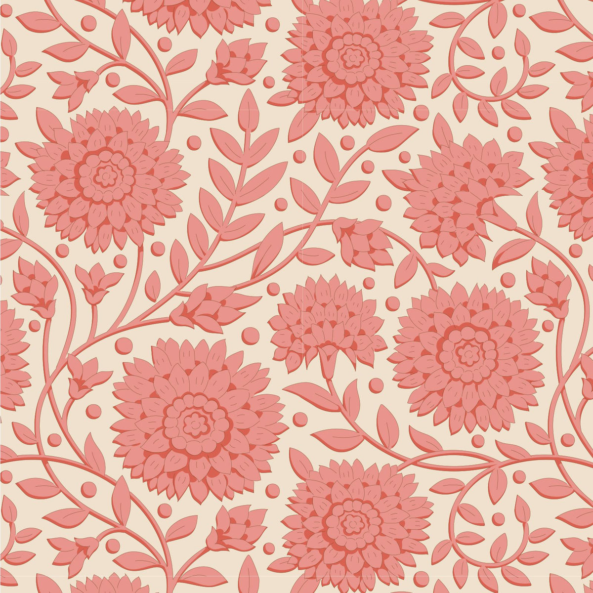 Tilda Windy Days Aella Coral 110029