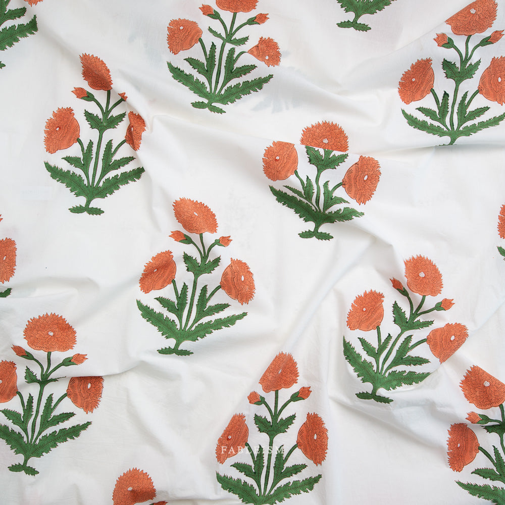 Fableism - Indian Block Prints Cottage Collection - BPCT-01-BOH-SIENNA