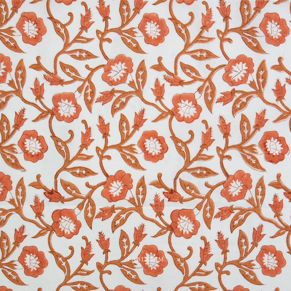 Fableism - Indian Block Prints Cottage Collection - BPCT-02-TMP-SIENNA