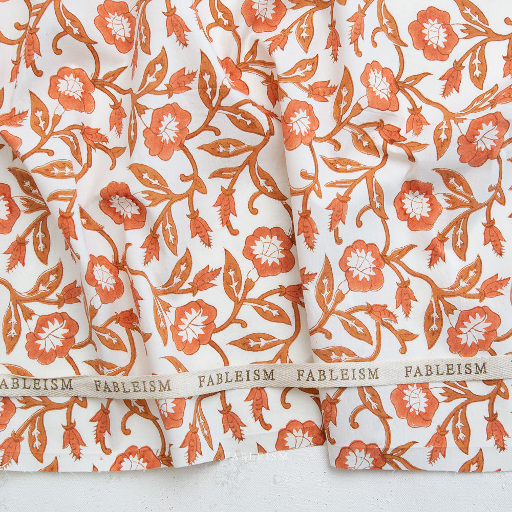 Fableism - Indian Block Prints Cottage Collection - BPCT-02-TMP-SIENNA