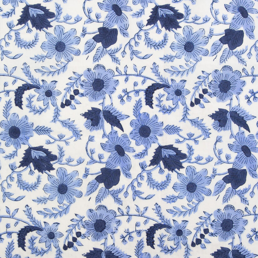 Fableism - Indian Block Prints Cottage Collection - BPCT-08-CTY-BLUE