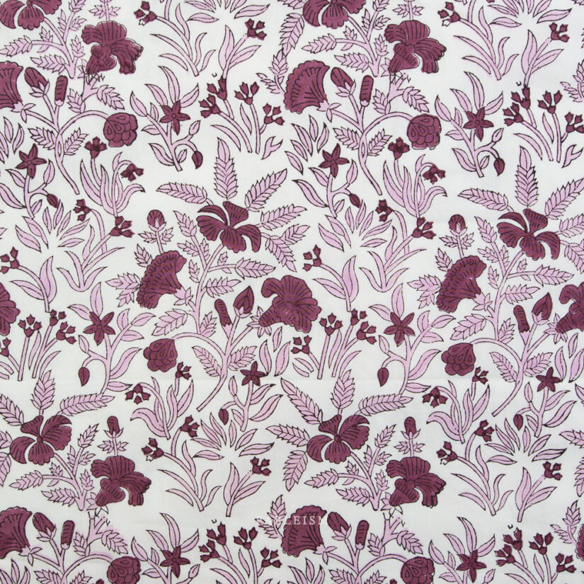 Fableism - Indian Block Prints Cottage Collection - BPCT-09-COZ-PURPLE