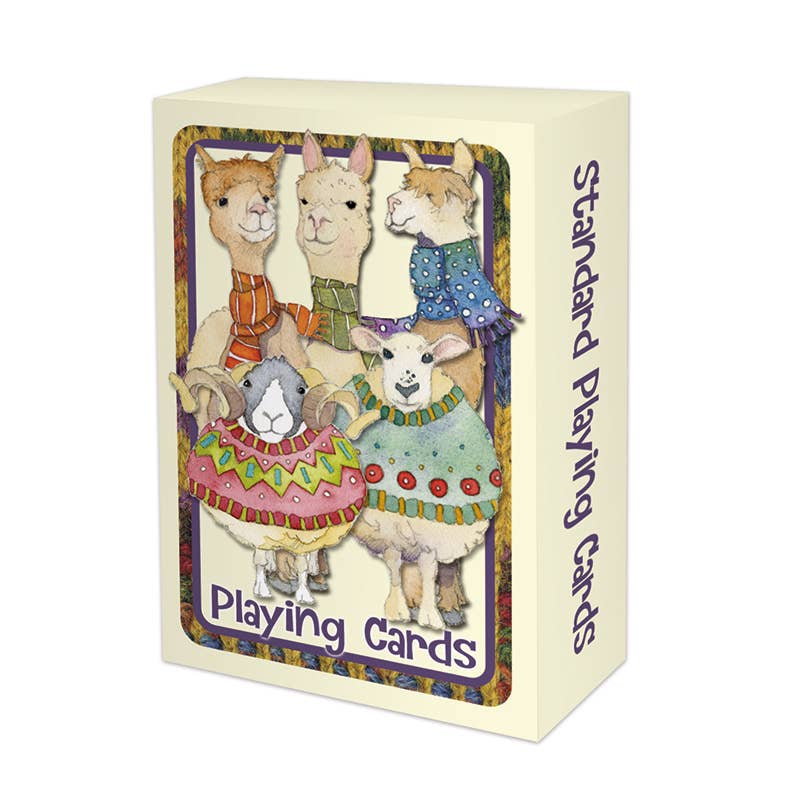 Woolly Sheep & Alpaca Playing Cards
