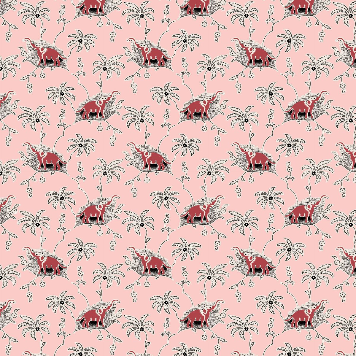 Elephant Parade - Elephant & Castle fabric DV7701