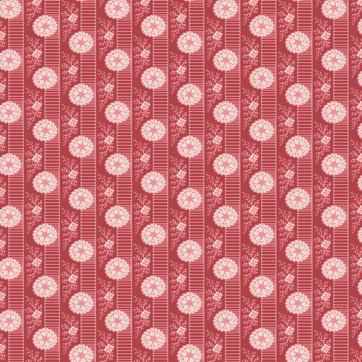 Medallion Stripe - Elephant & Castle fabric DV7715