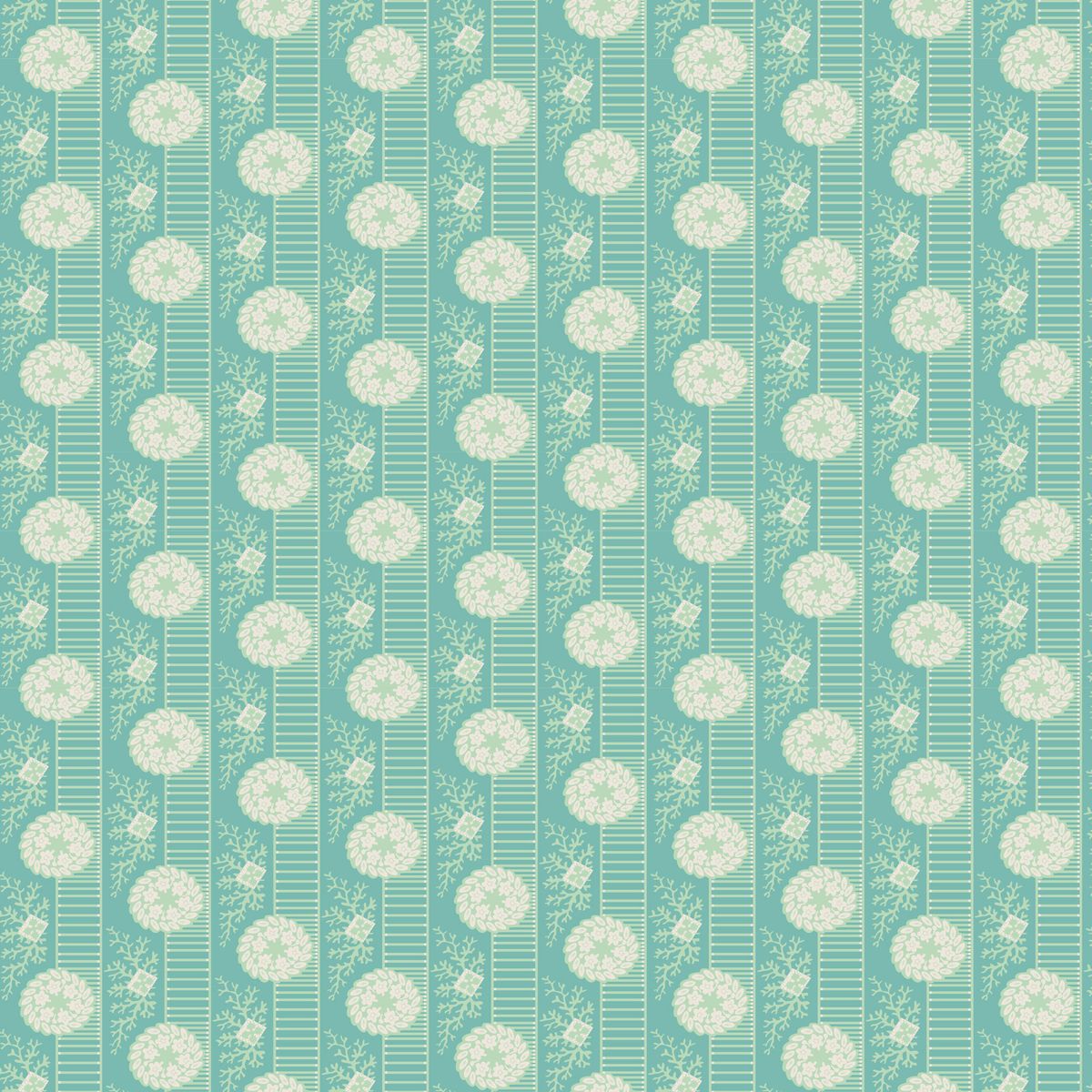 Medallion Stripe - Elephant & Castle fabric DV7716