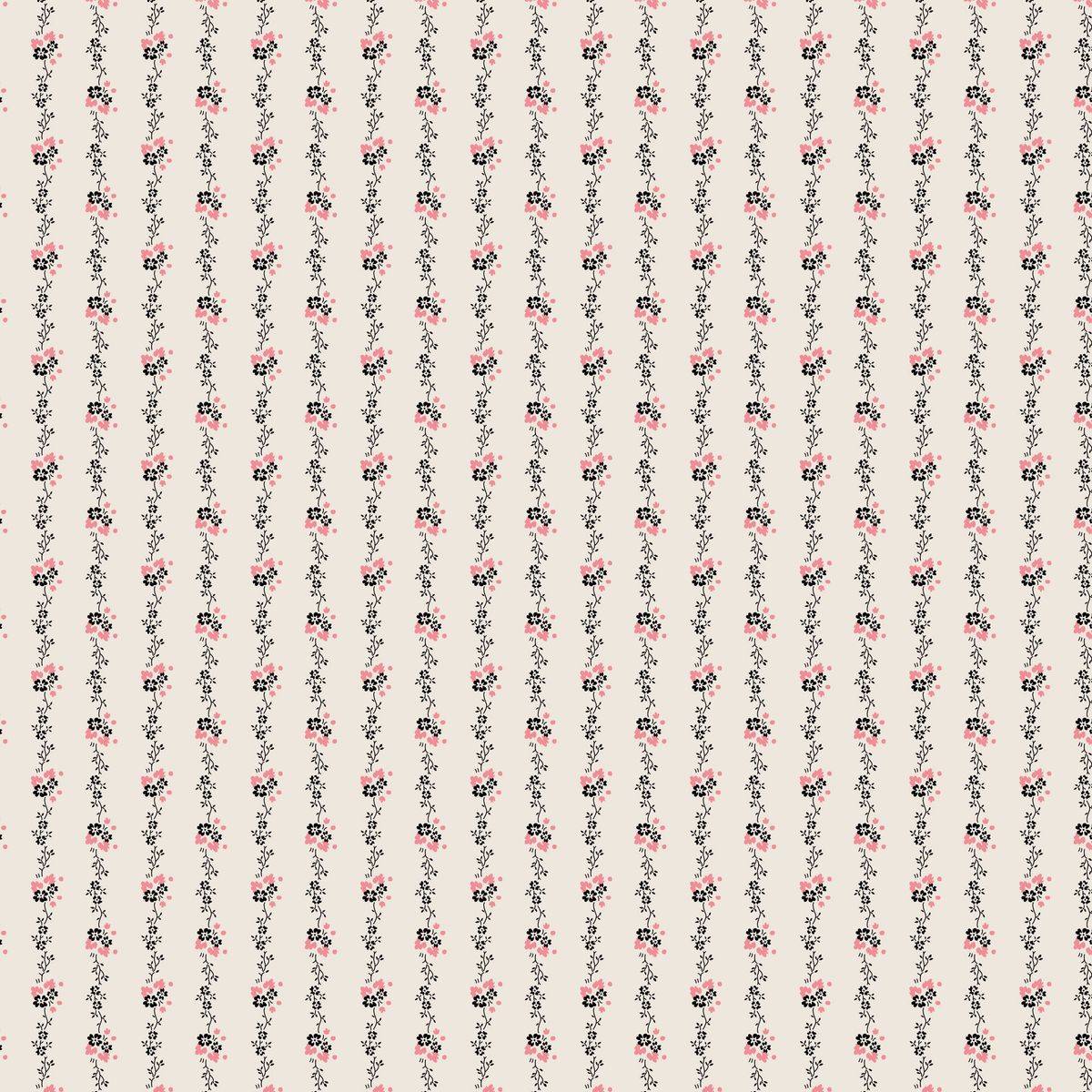 Ditsy Floral Stripe - Elephant & Castle fabric DV7717