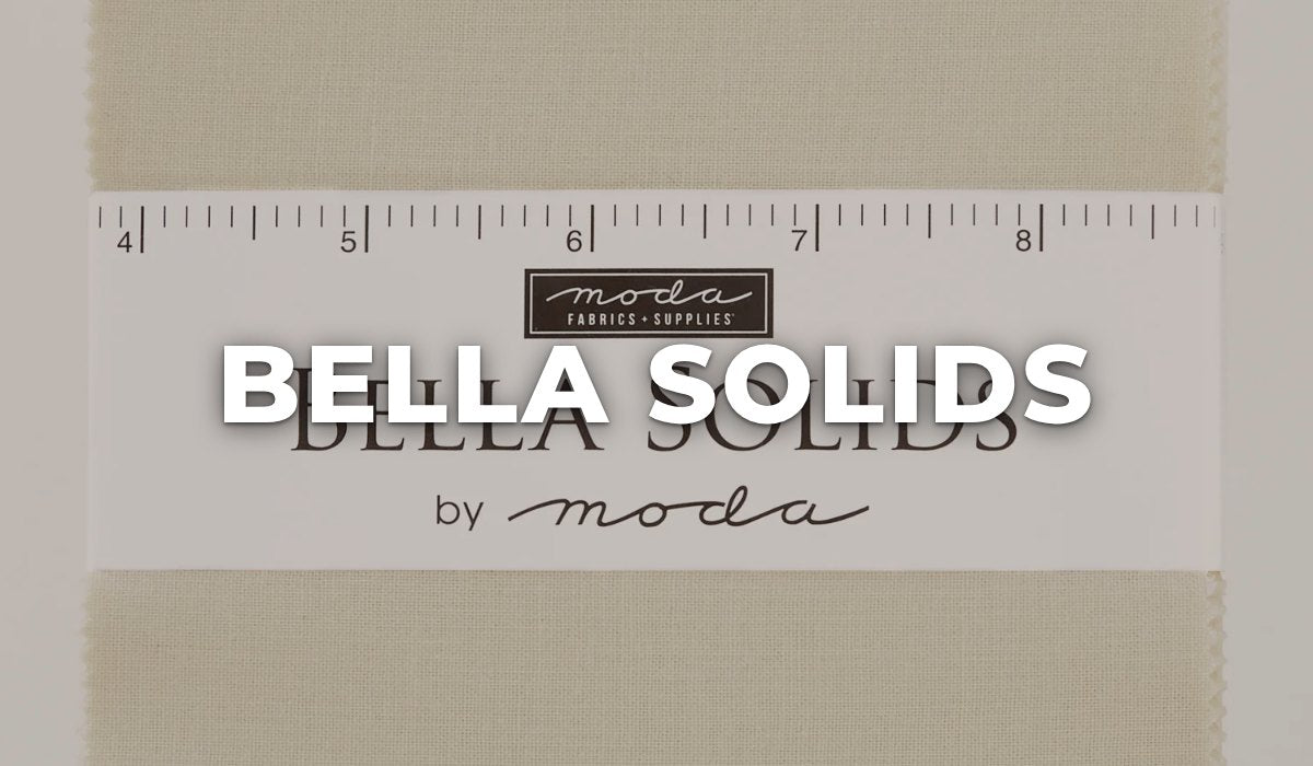Moda Bella Solids quilting fabric collection, range of colours