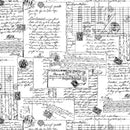 Calligraphy Wide Backings - White WBX9166