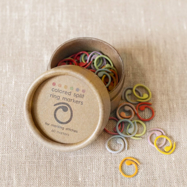 Colourful Split Ring Stitch Markers - Cocoknits
